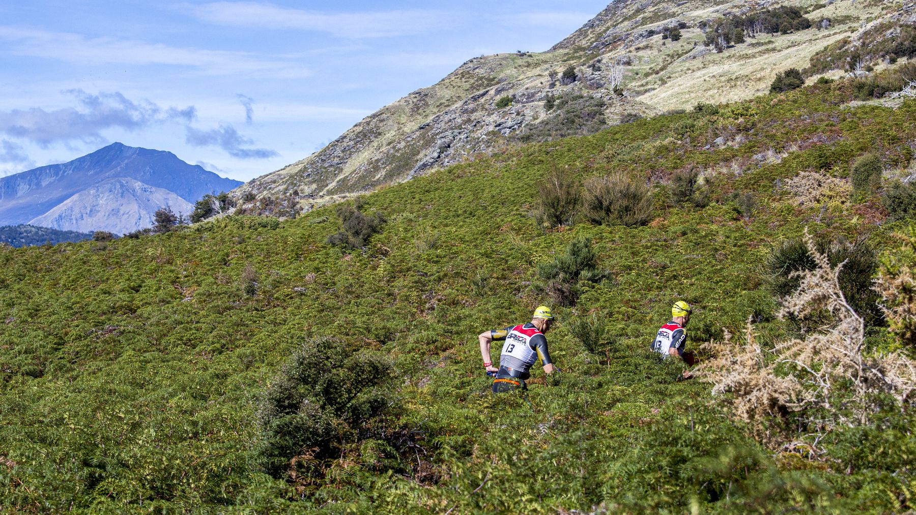 run uphill at swim run